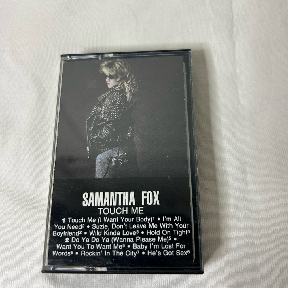 Samantha Fox Touch Me 1986 Cassette Tape